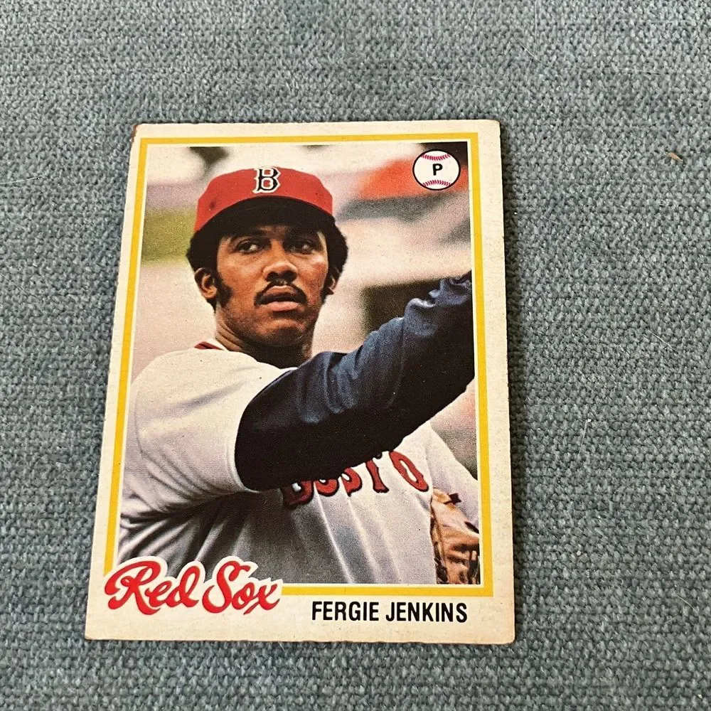 1978 Topps Red Sox Baseball Card Trading Card